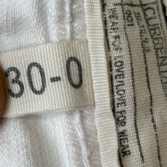 Current Elliott The Stiletto Cropped Skinny Jeans Sugar White Size 30 - Picture 10 of 10